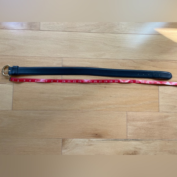 Coach leather belt in navy size S - Picture 6 of 6